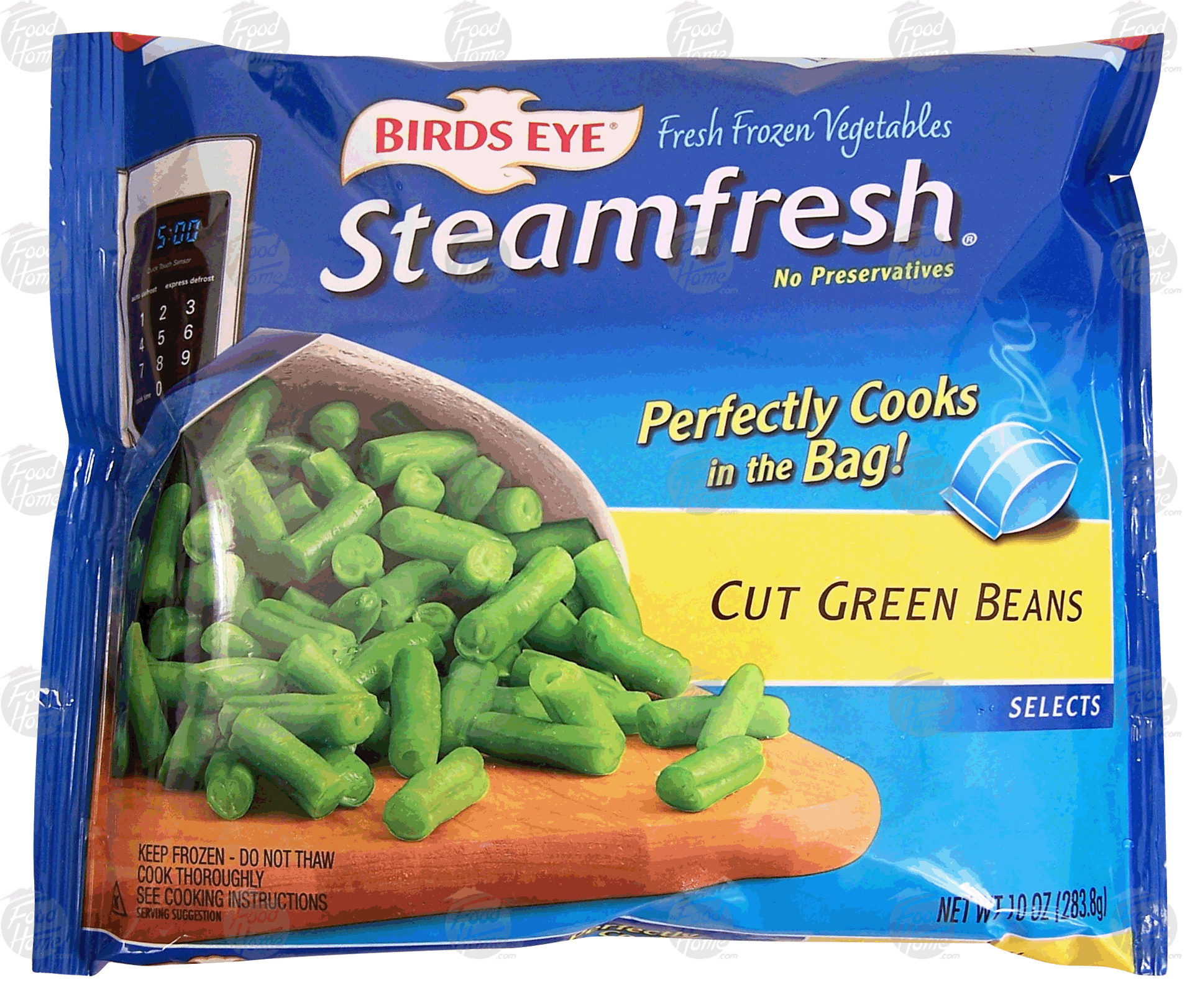 Birds Eye Steamfresh cut green beans, cooks in bag Full-Size Picture